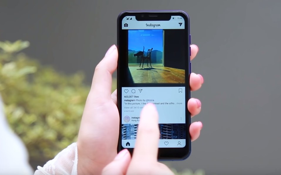 Smartphone being used for navigation